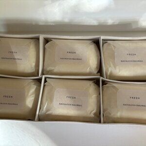 Restoration Hardware French Milled Soap Fresh box of 6 plus 2 Lemongrass NWT